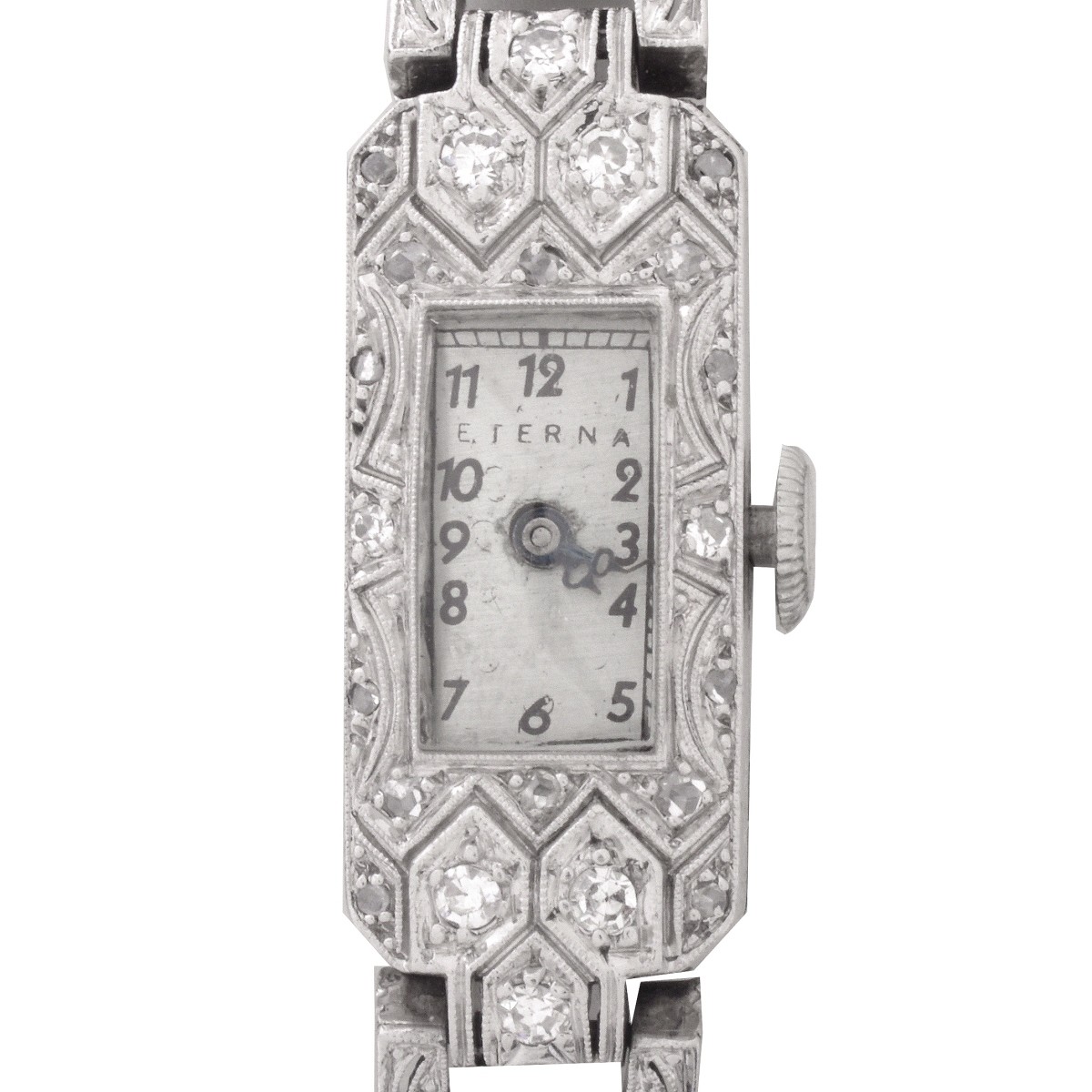 Diamond and Platinum Eterna Watch