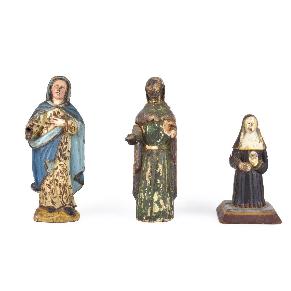 19/20th C. Santos Figures