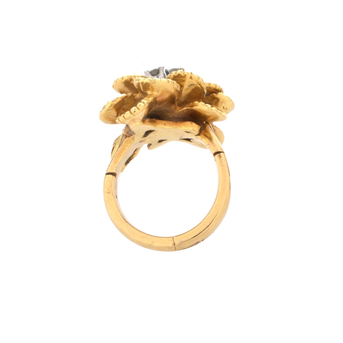 Diamond and 14K Ring