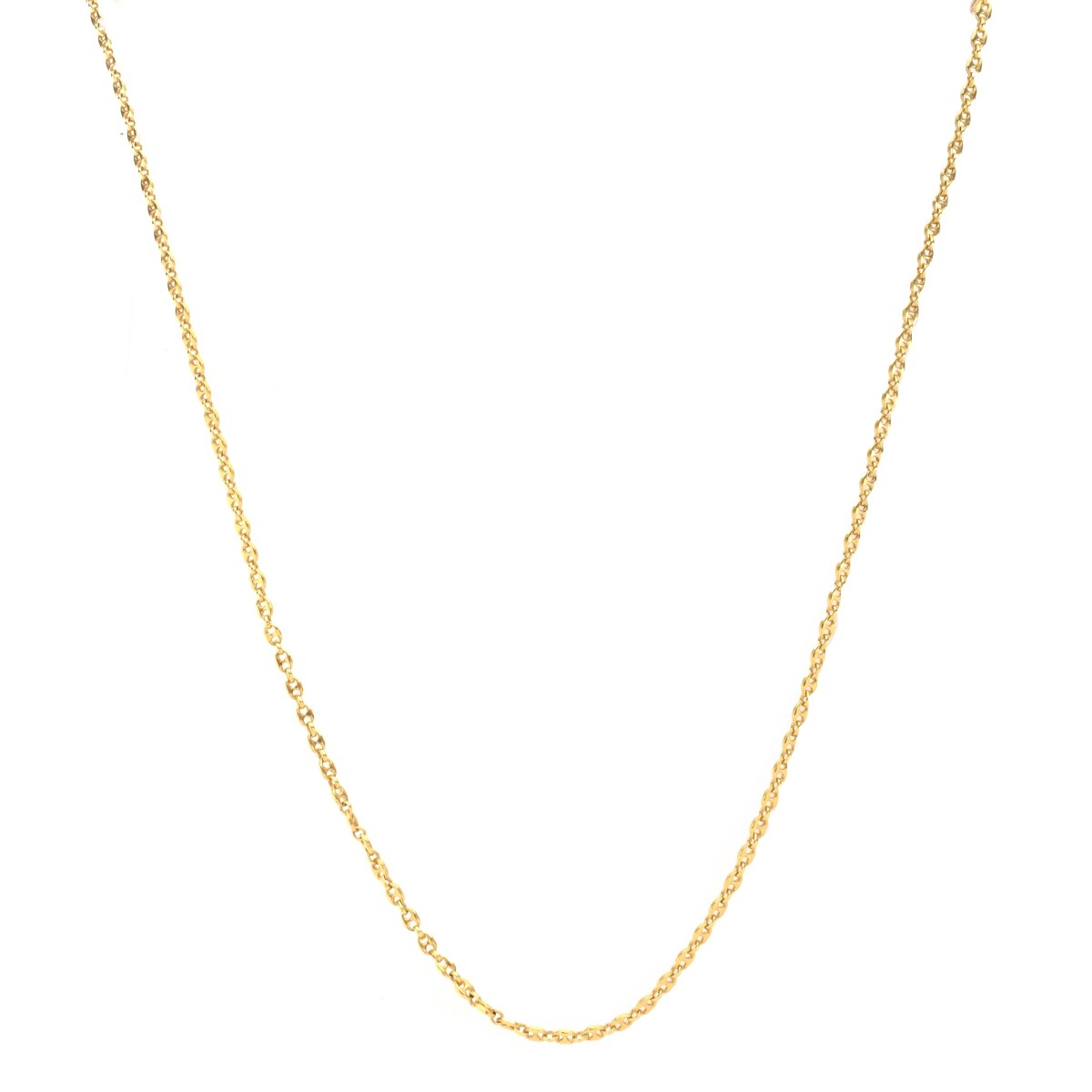 18K Link Chain Necklace