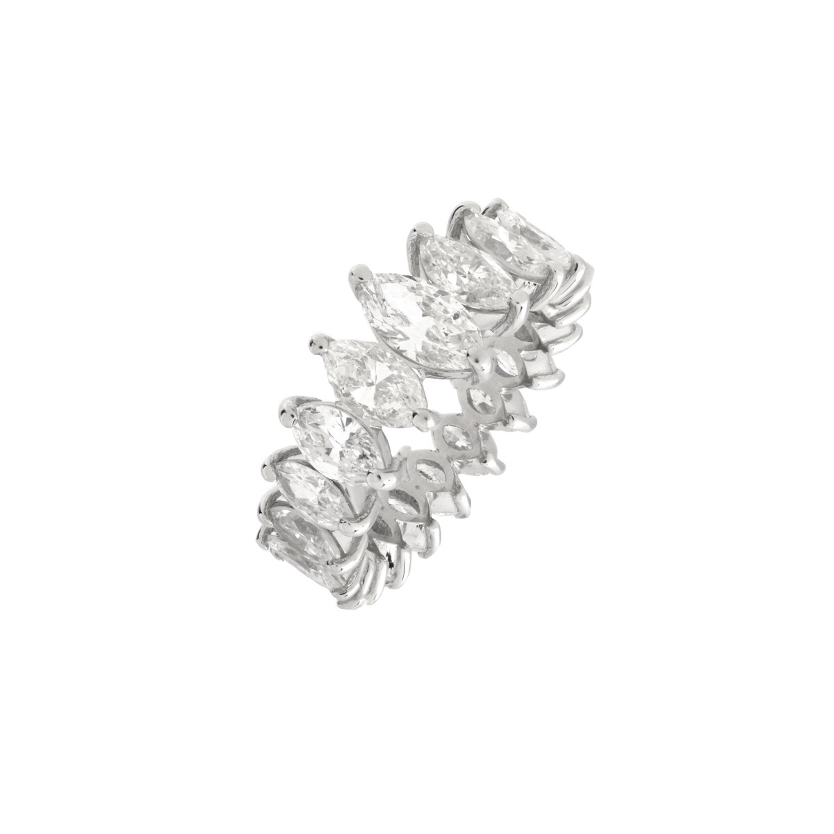 Diamond and Platinum Eternity Band