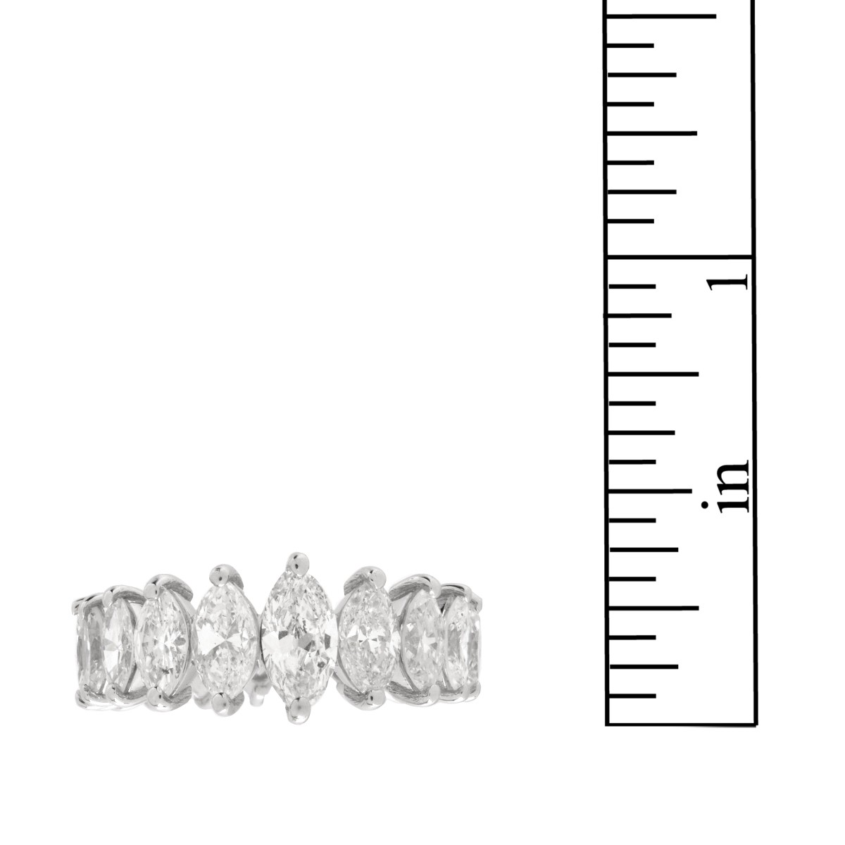 Diamond and Platinum Eternity Band