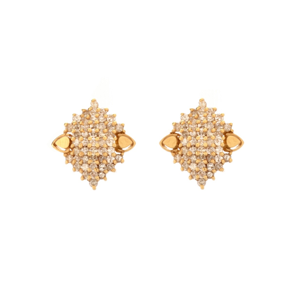 Diamond and 14K Earrings