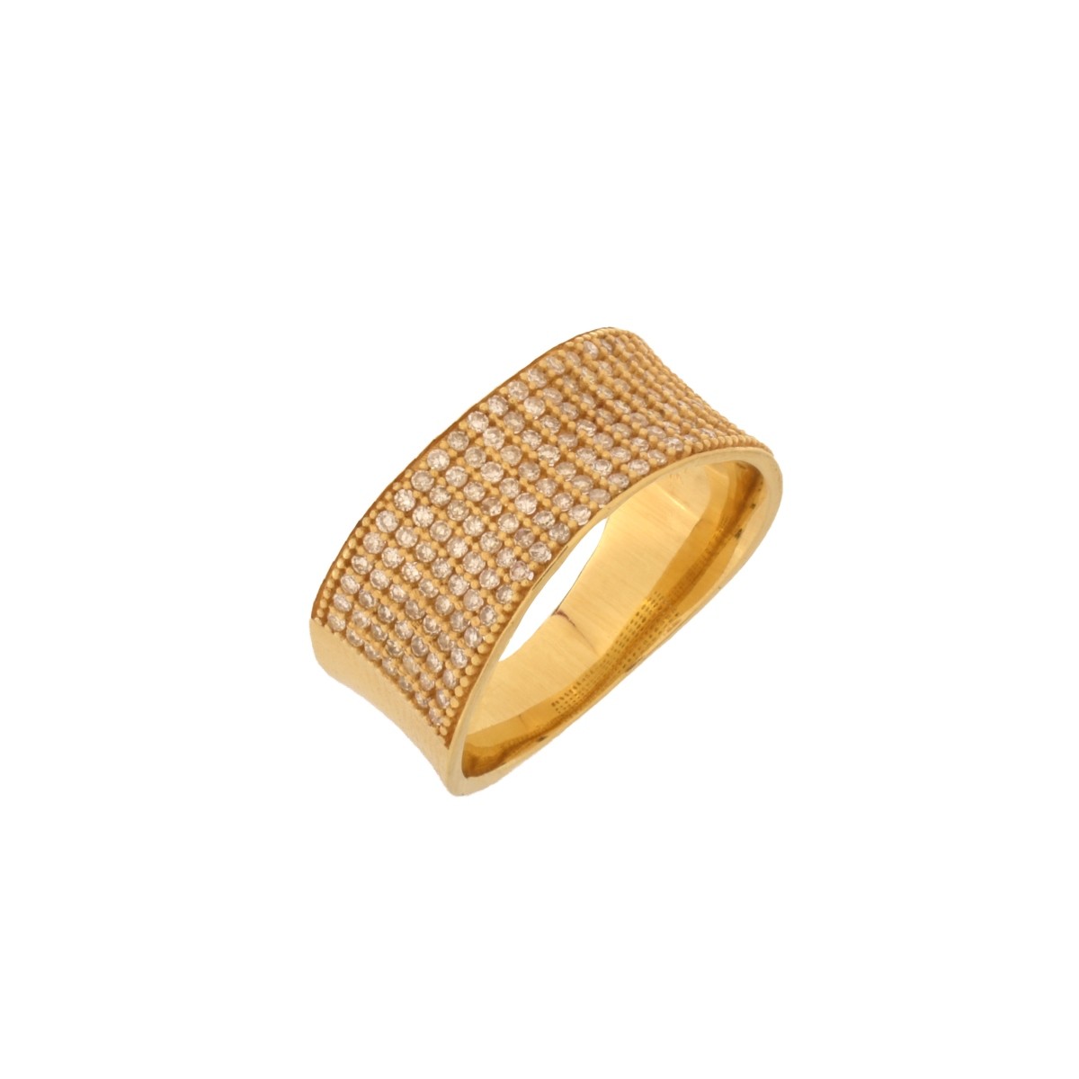 Diamond and 18K Ring