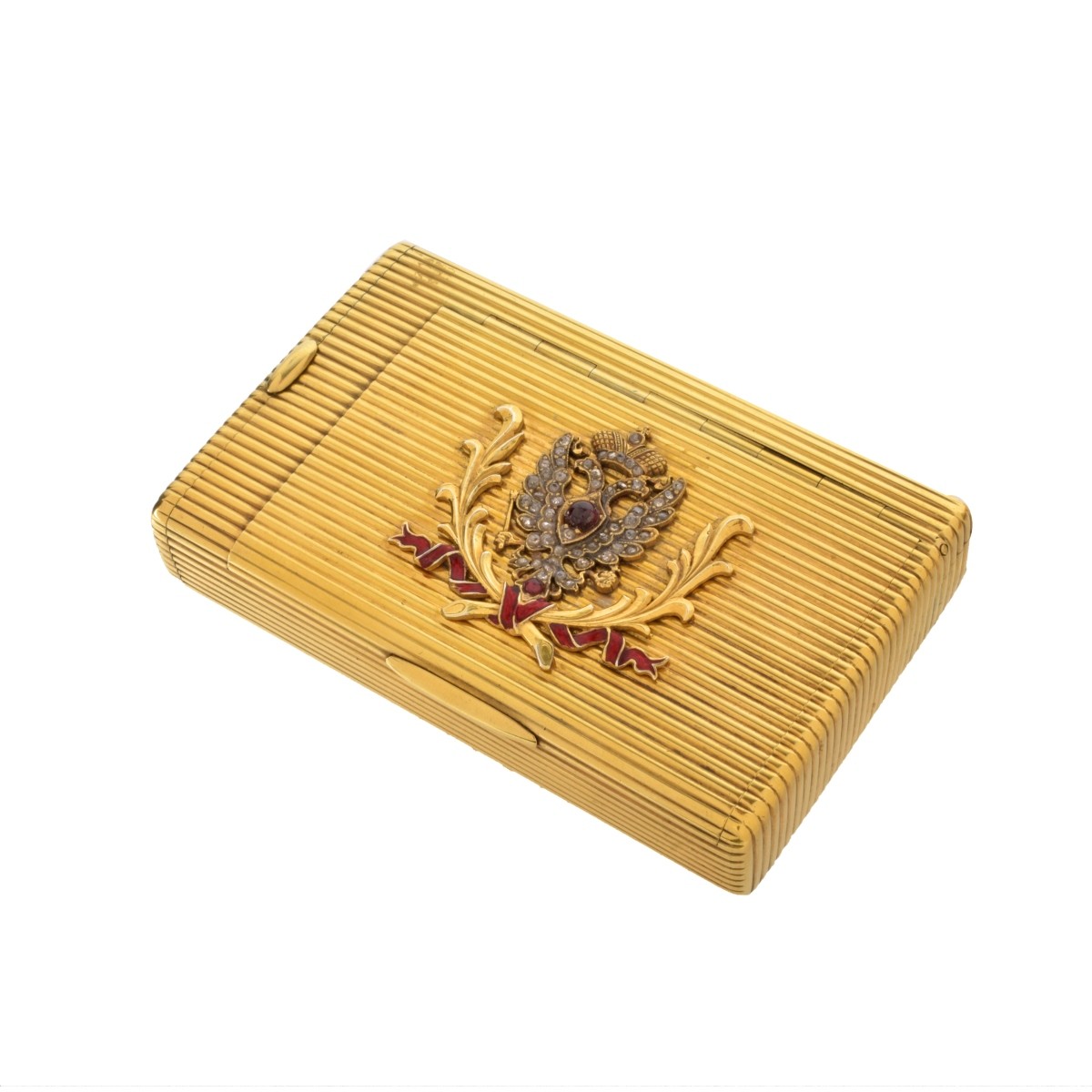 Russian Silver Cigarette Case