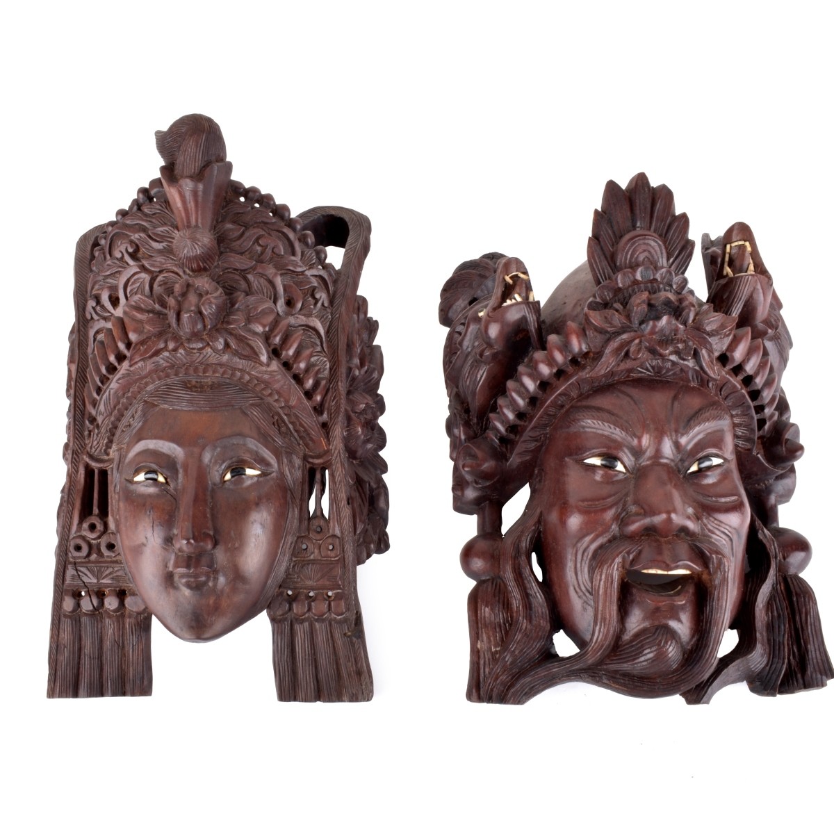 Pair of Chinese Masks