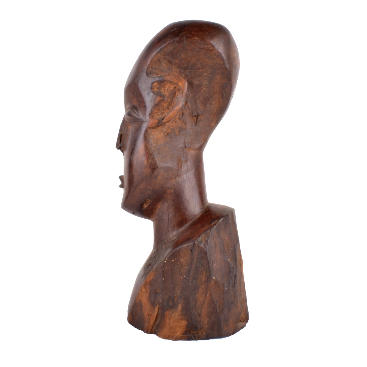 Antique Hand Carved Bust