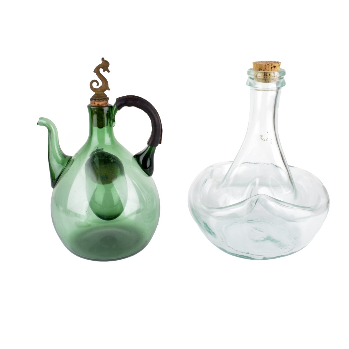 Vintage Art Glass Decanters