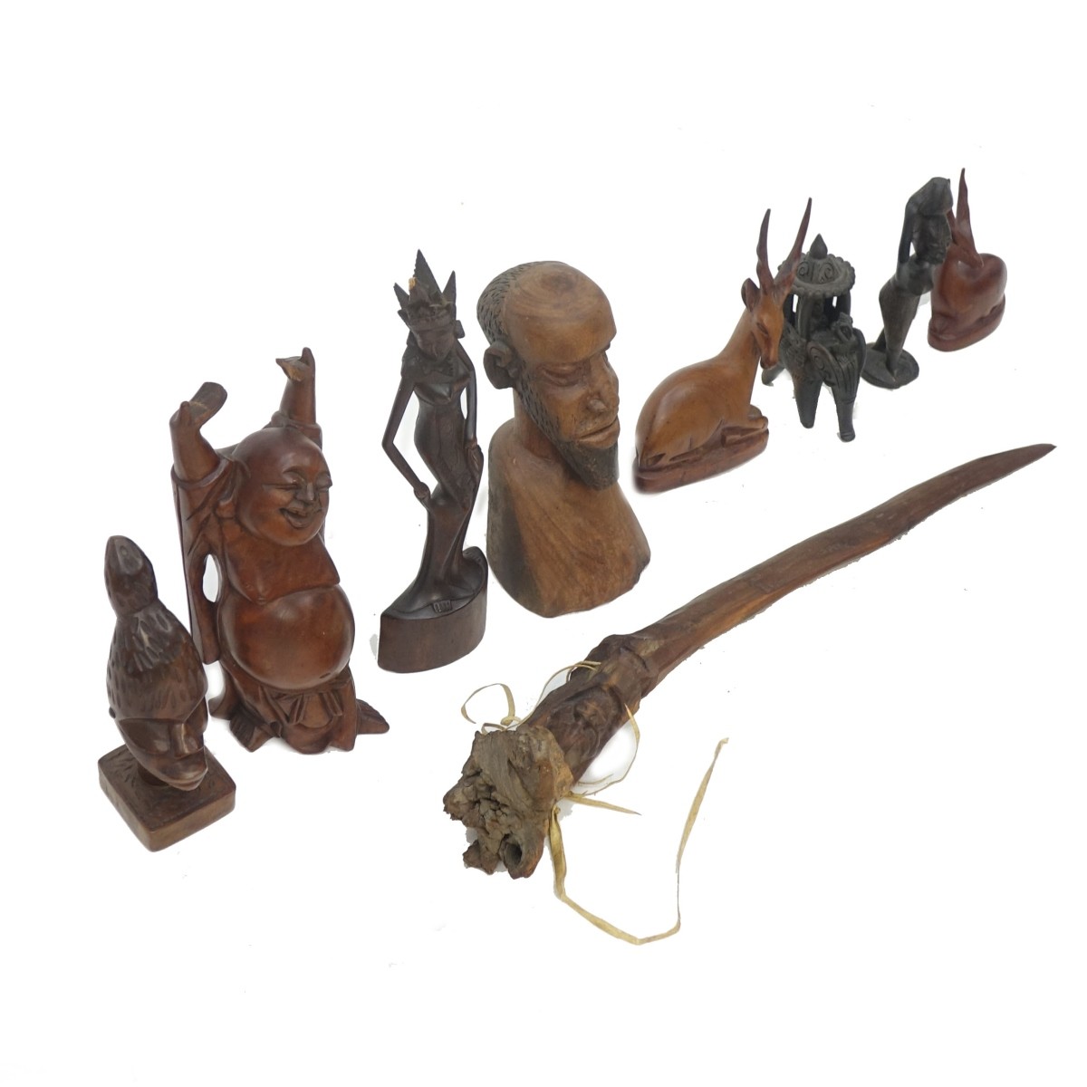 Assorted Wood Carved Figures