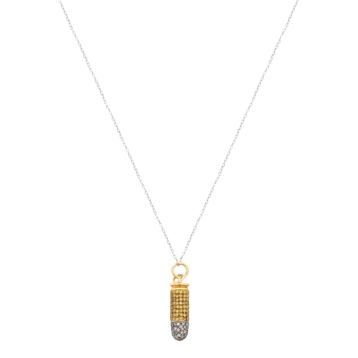 Diamond and 18K Pendant