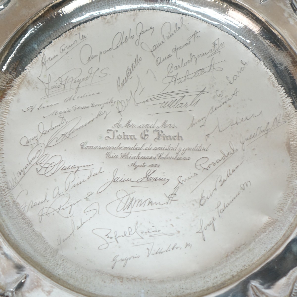 South American 900 Silver Platter