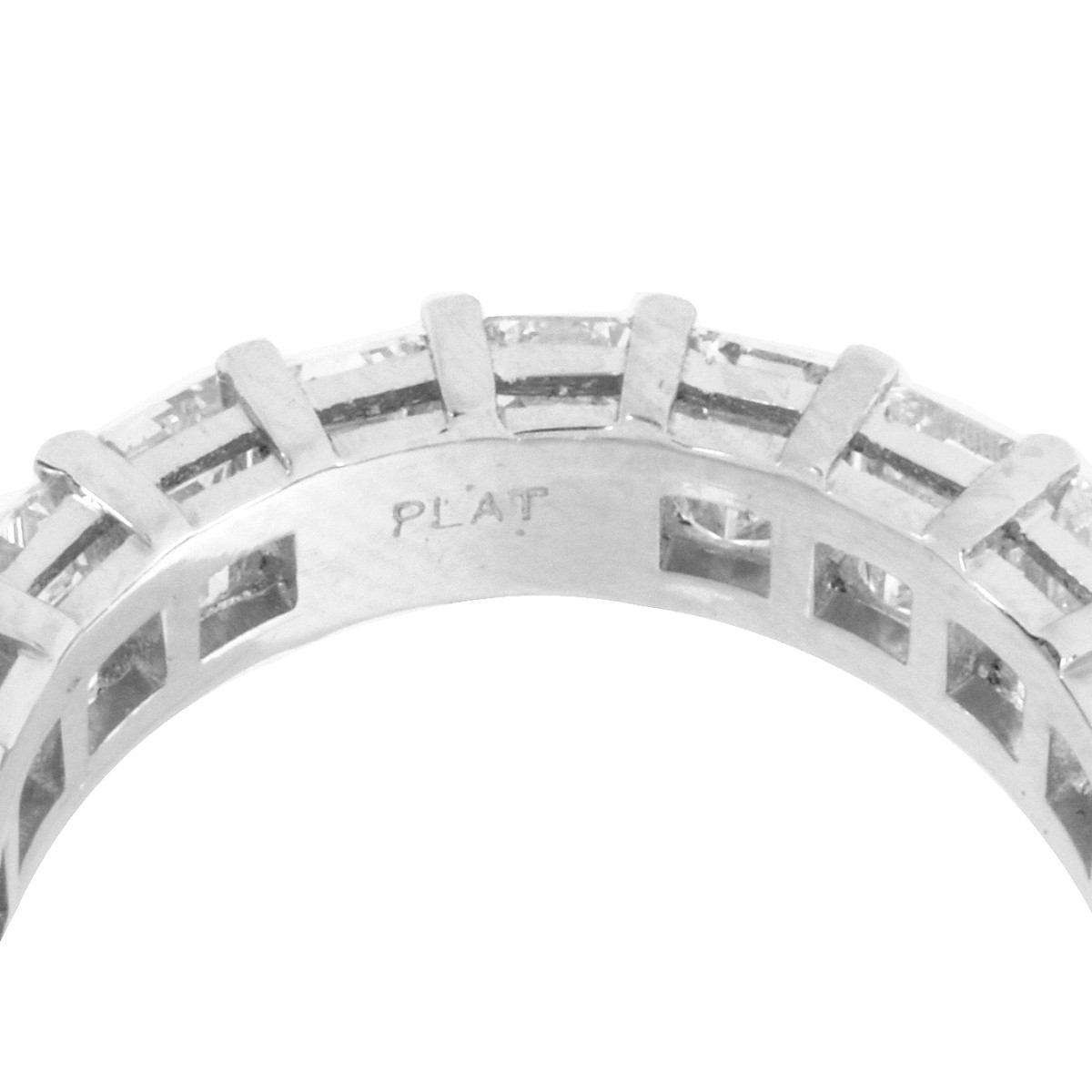 Diamond and Platinum Eternity Band