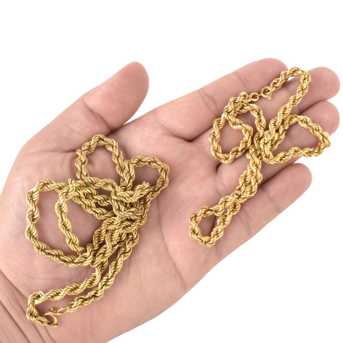 18K Rope Chains