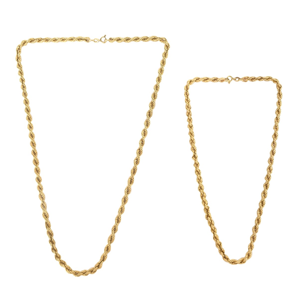 18K Rope Chains