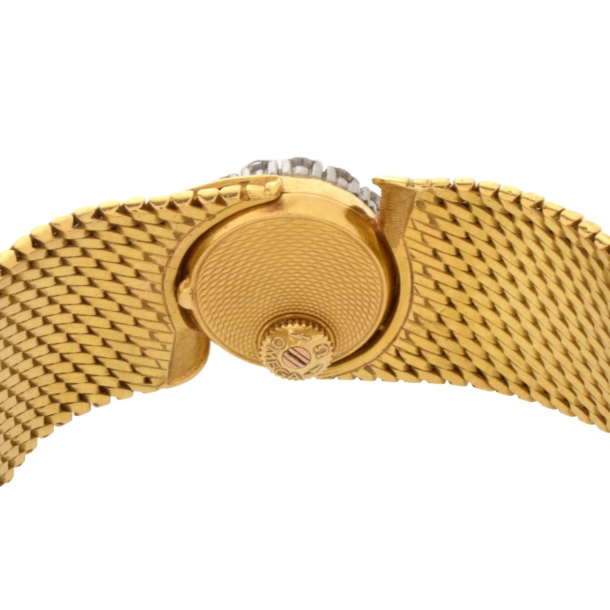 Omega Diamond and 18K Watch