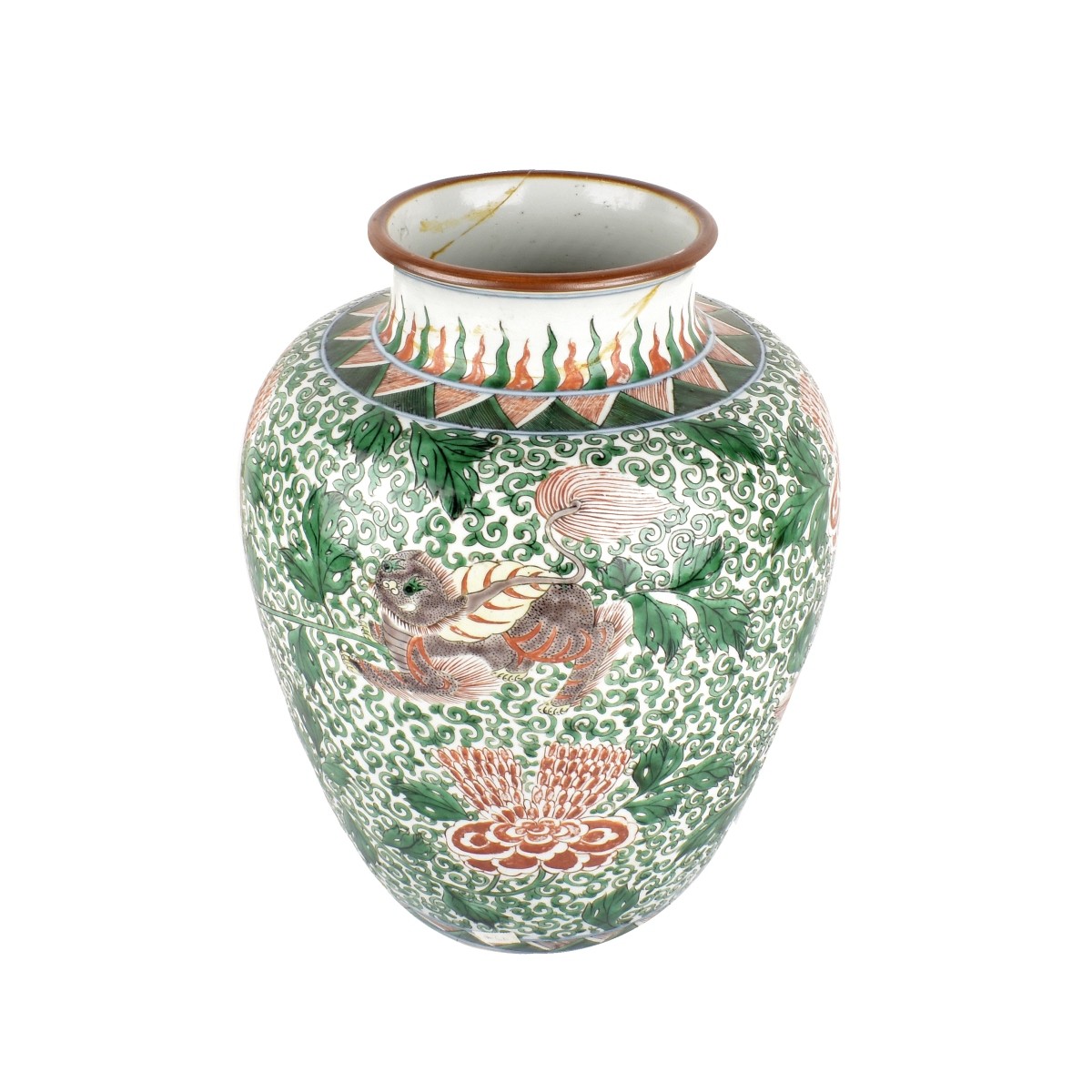 Chinese Wucai Jar