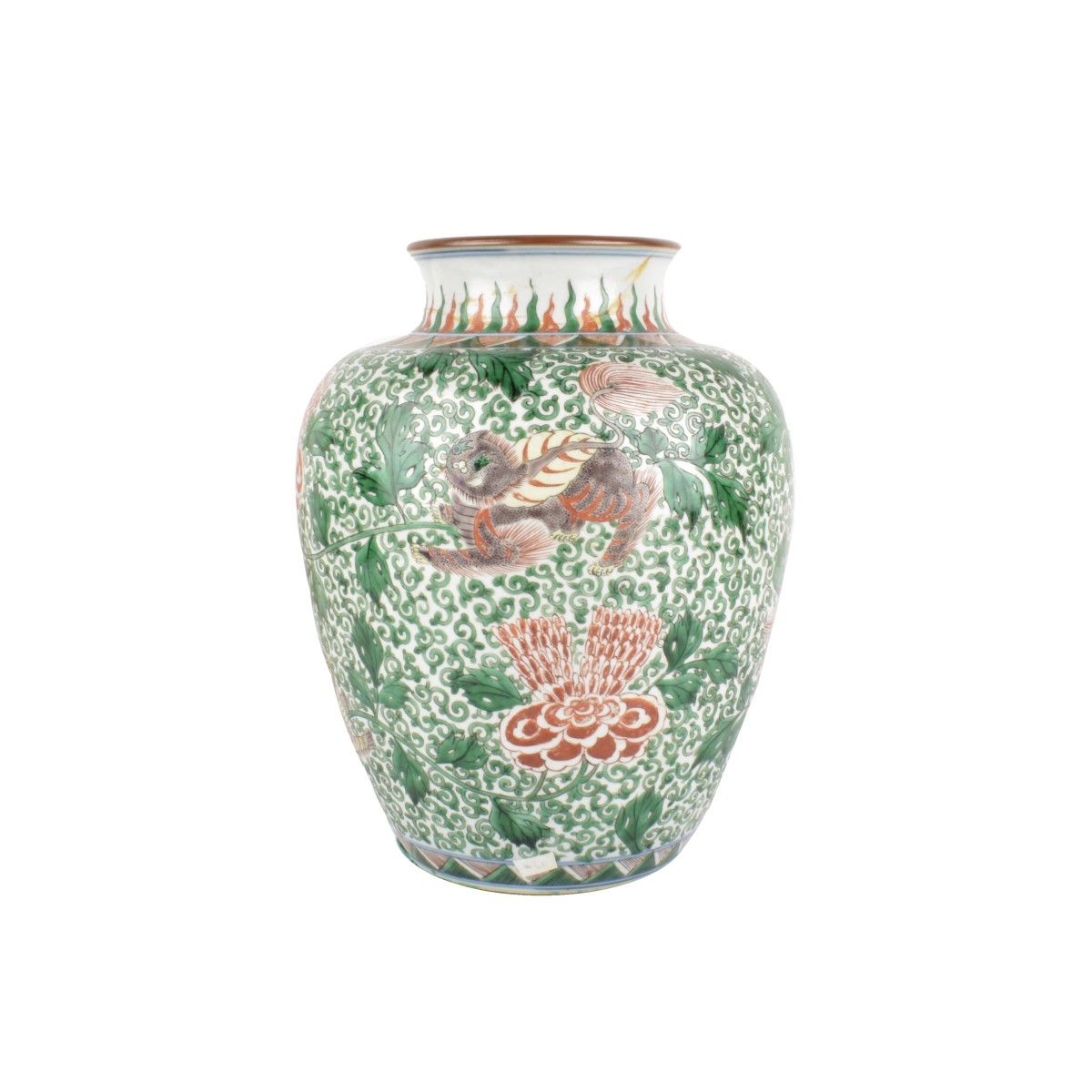 Chinese Wucai Jar