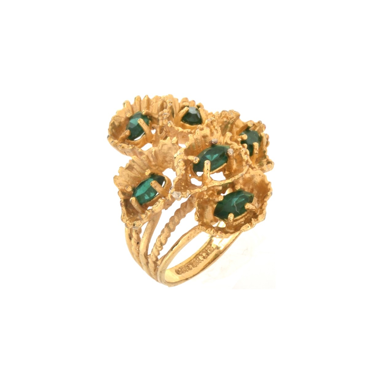 Gemstone and 18K Ring