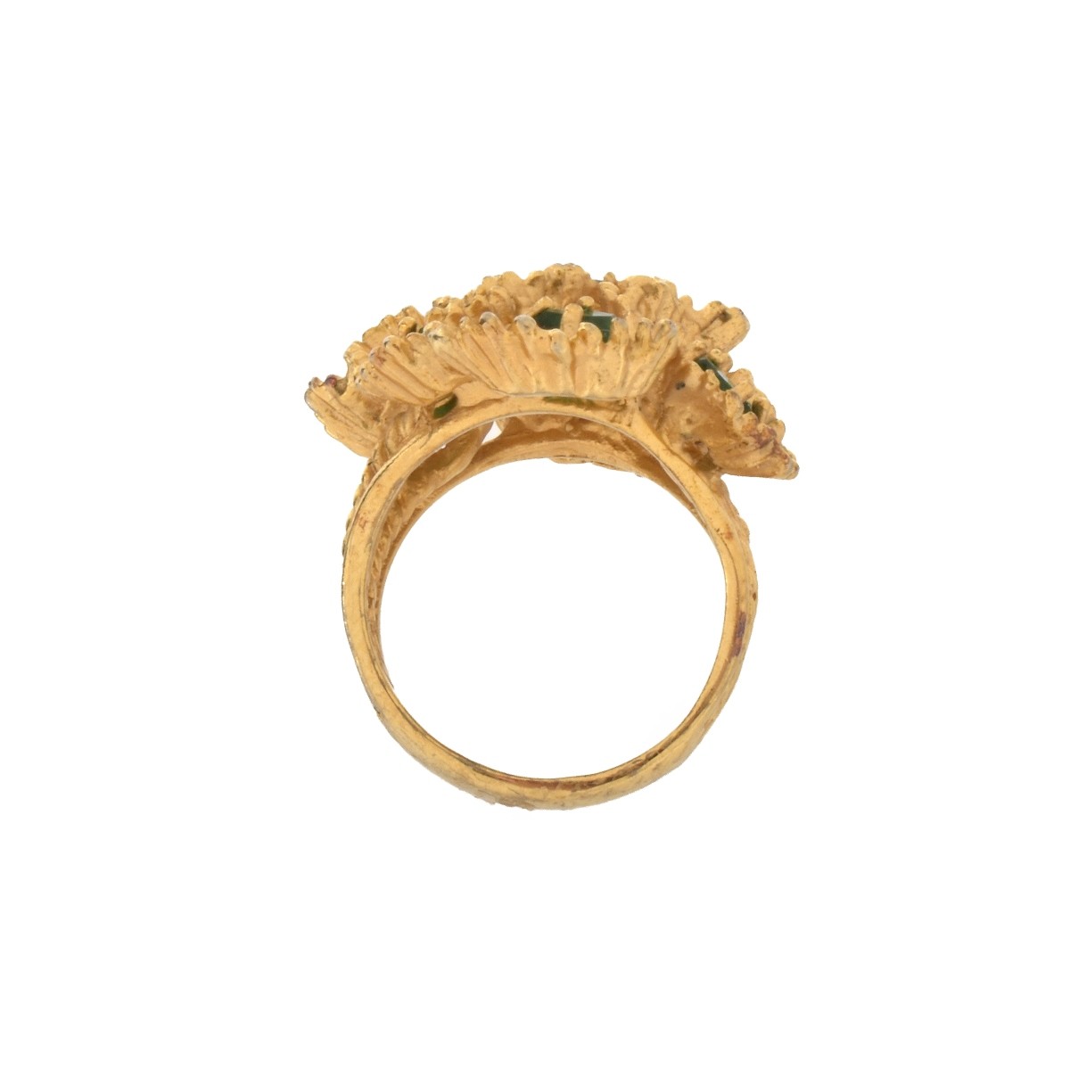 Gemstone and 18K Ring