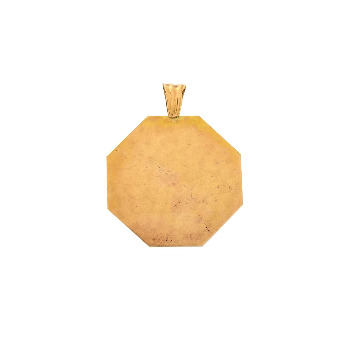 Diamond, Gold Coin and 14K Pendant