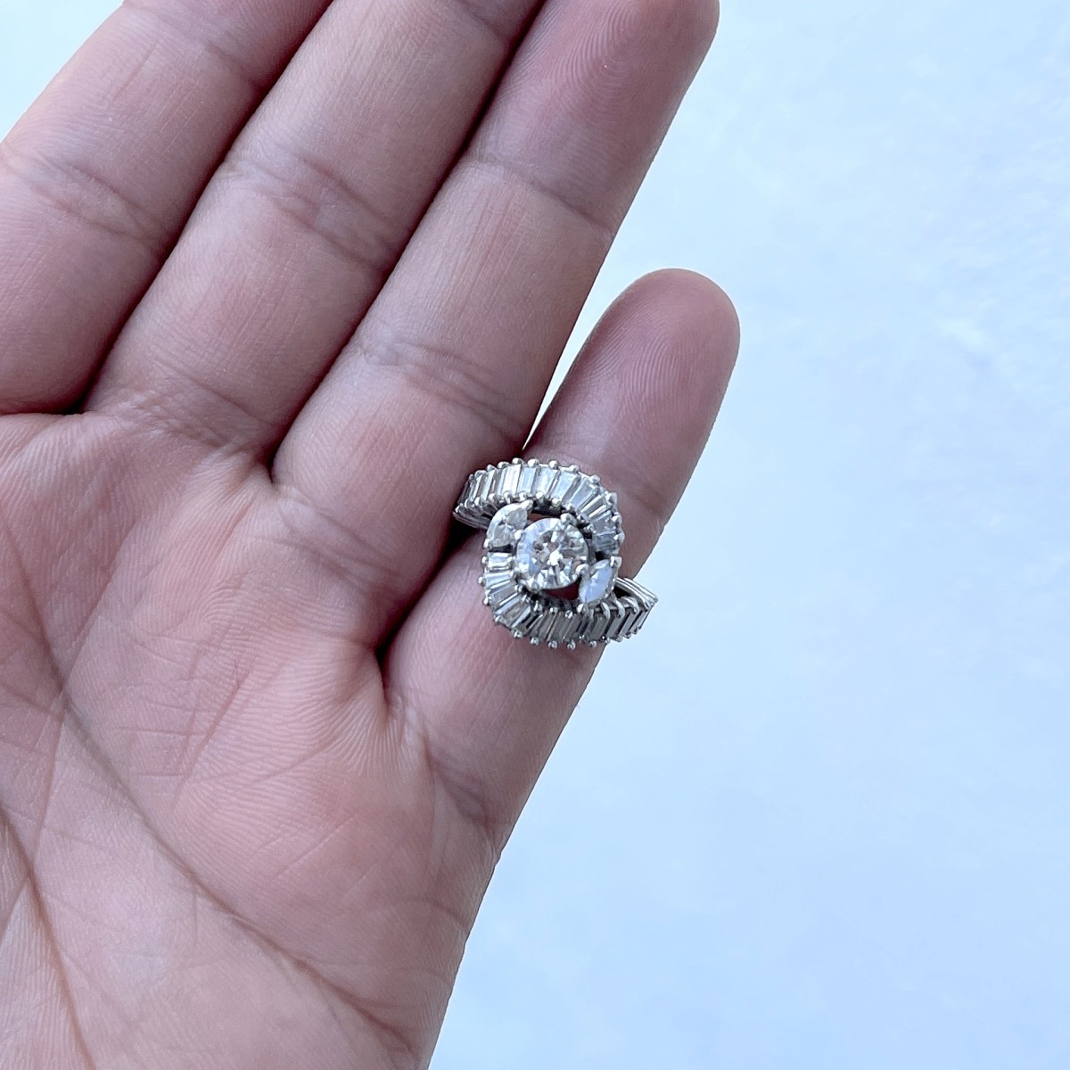 Diamond and 18K Ring