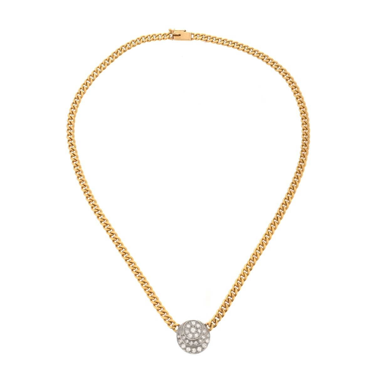 Diamond and 14K Necklace