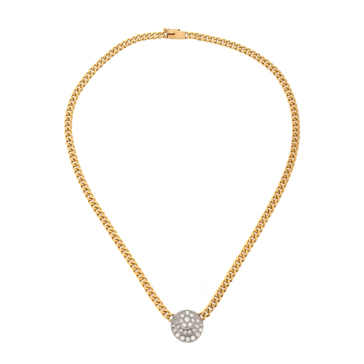 Diamond and 14K Necklace