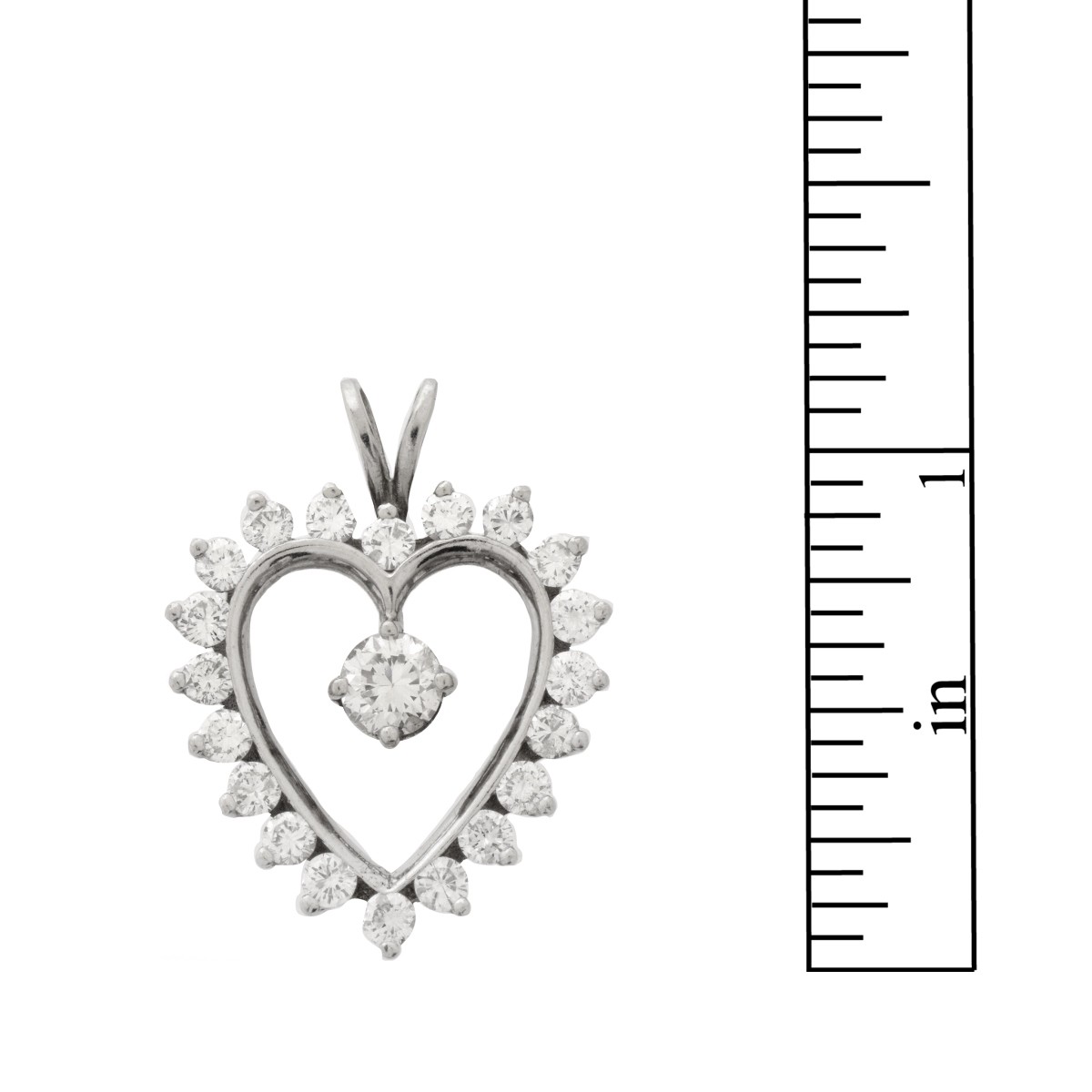 Diamond and 14K Pendant