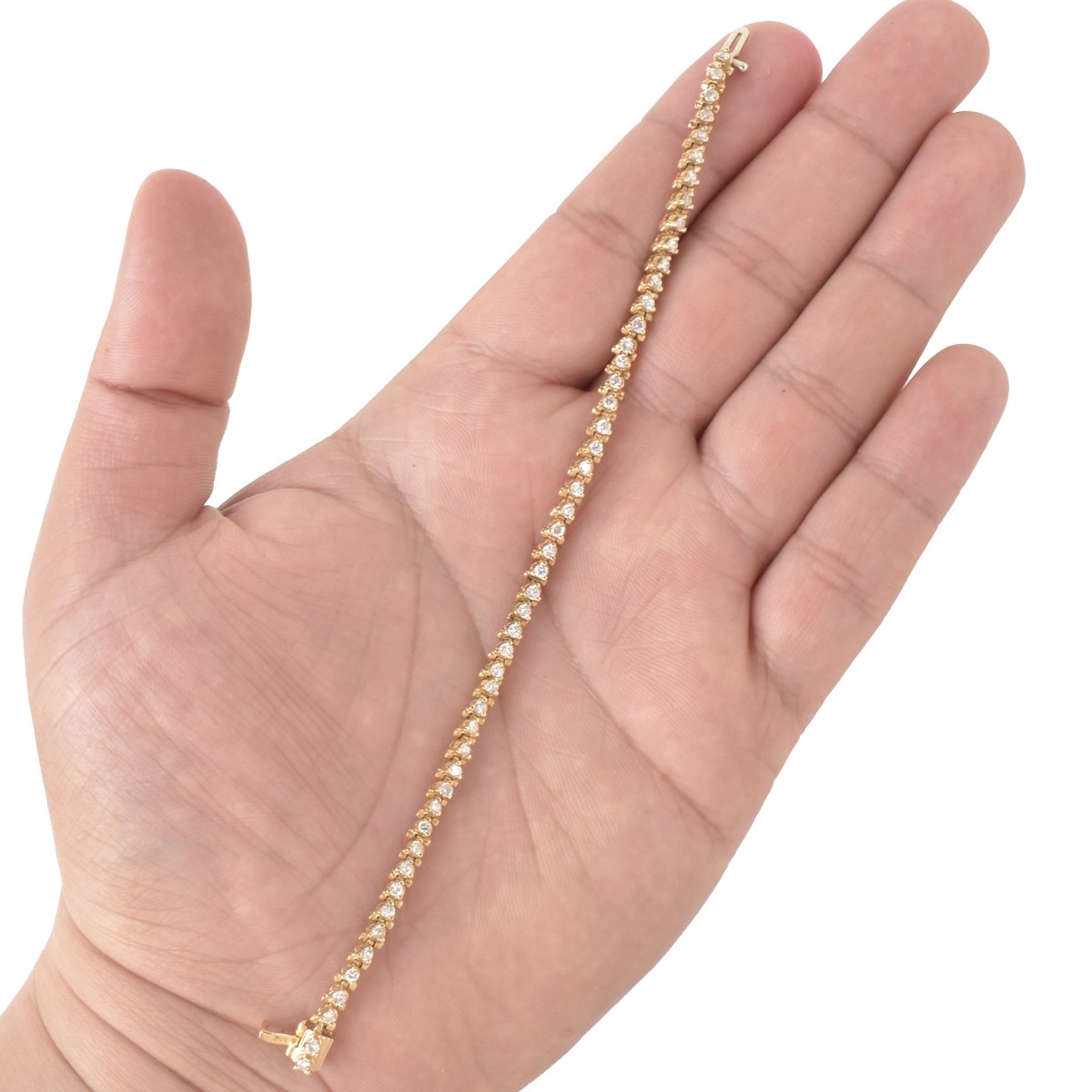 Diamond and 14K Bracelet