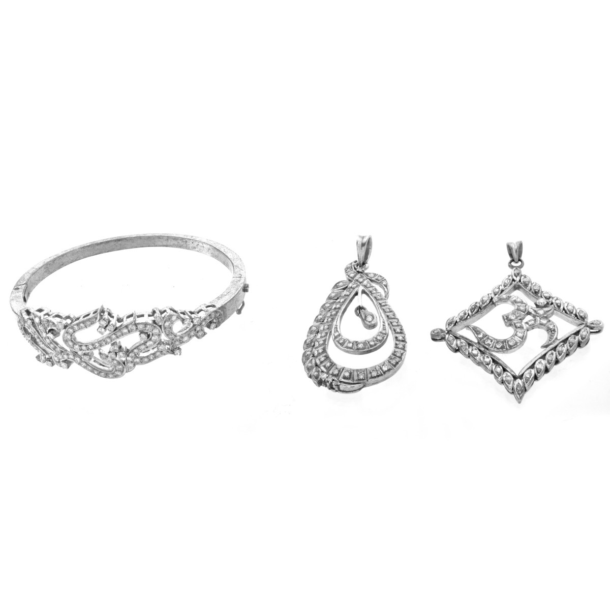 Indian Diamond and Silver Jewelry