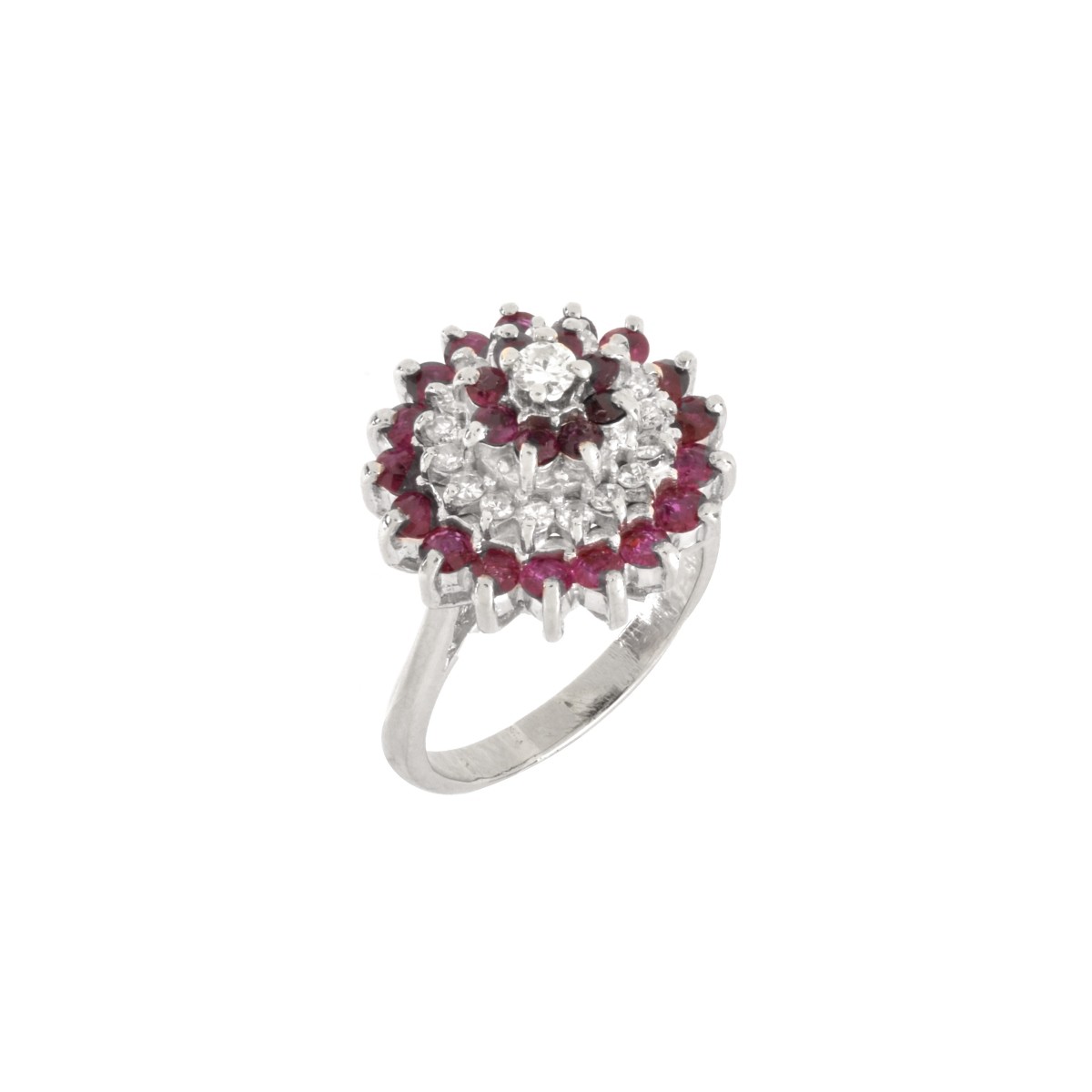 Ruby, Diamond and 14K Ring