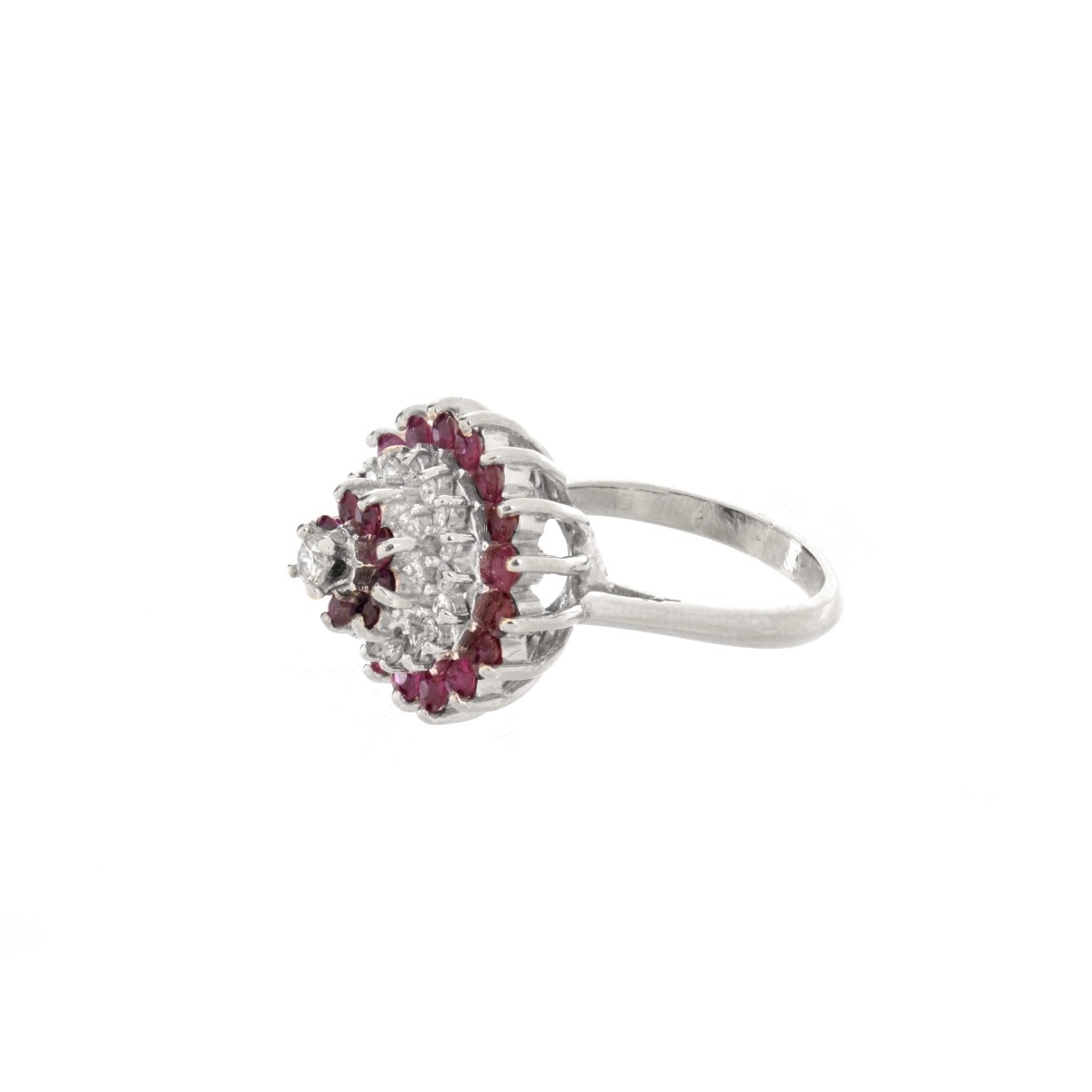 Ruby, Diamond and 14K Ring