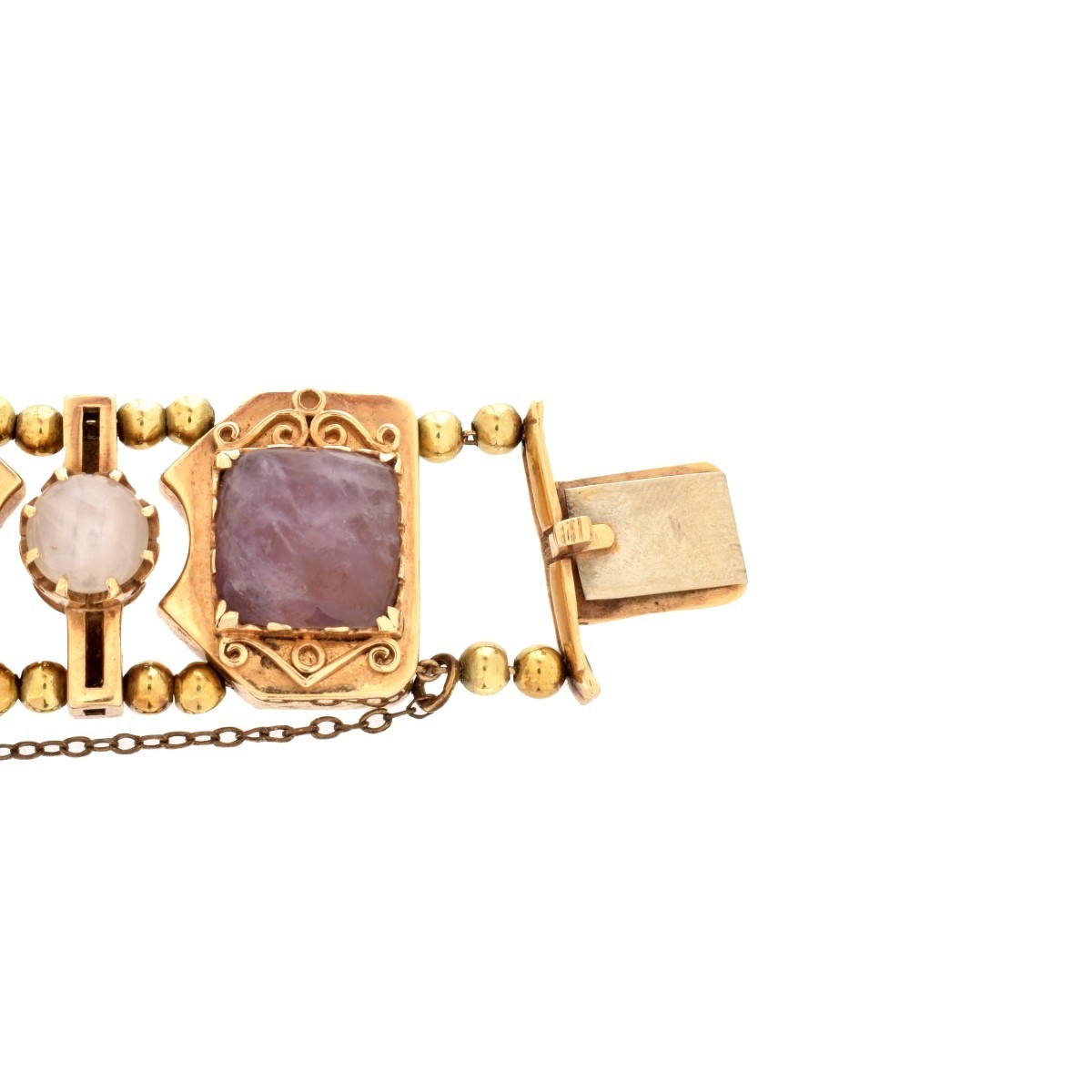 Multi Gemstone and 14K Bracelet