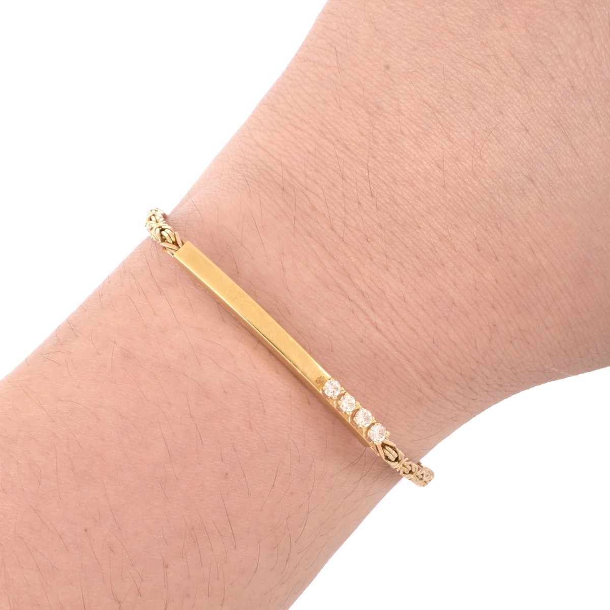 Diamond and 14K Bracelet