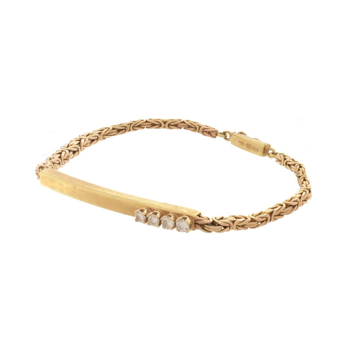 Diamond and 14K Bracelet