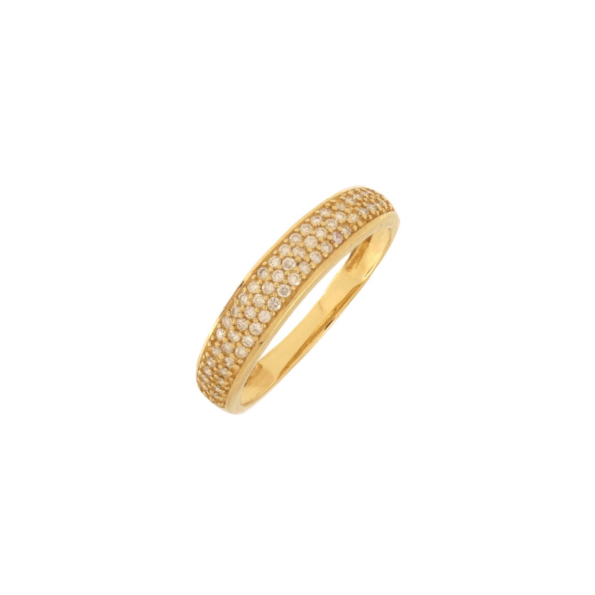 Diamond and 18K Ring