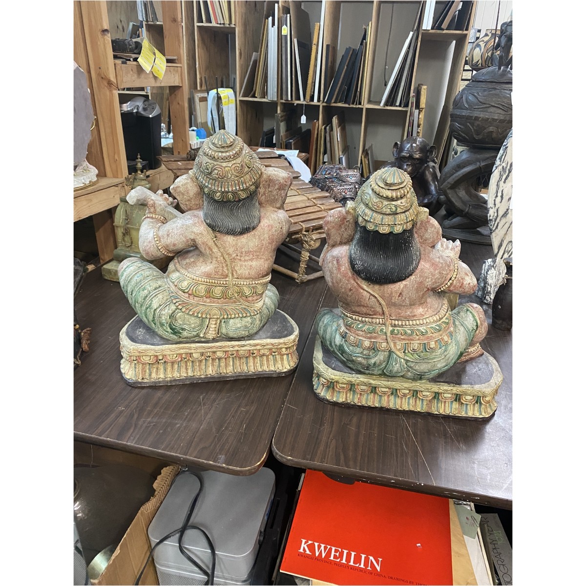 Pair of Thai Ganesha Sculptures