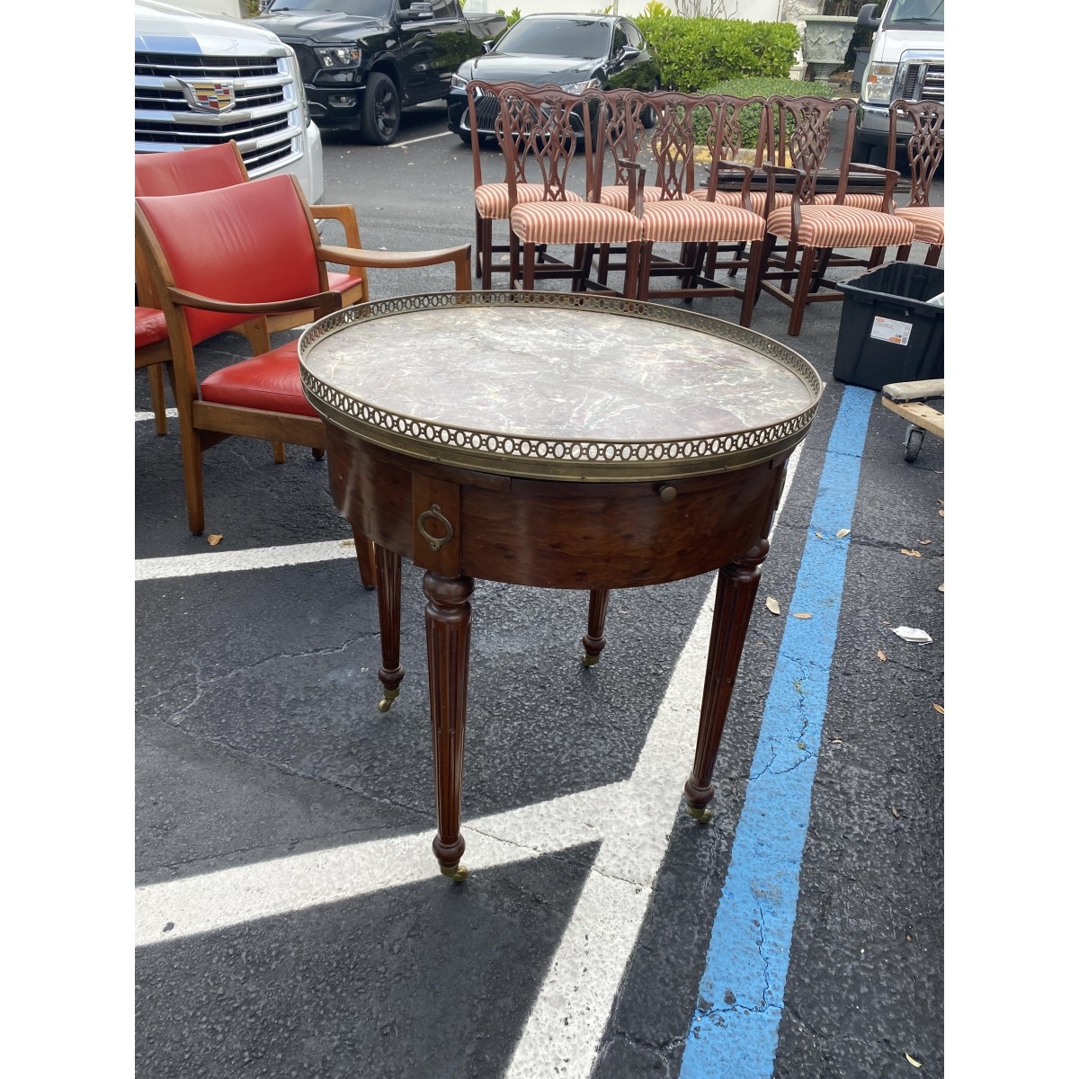 20th C. Louis XVI Style Side Table