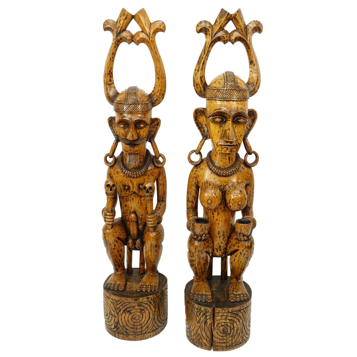 Pair of Fertility Sculptures