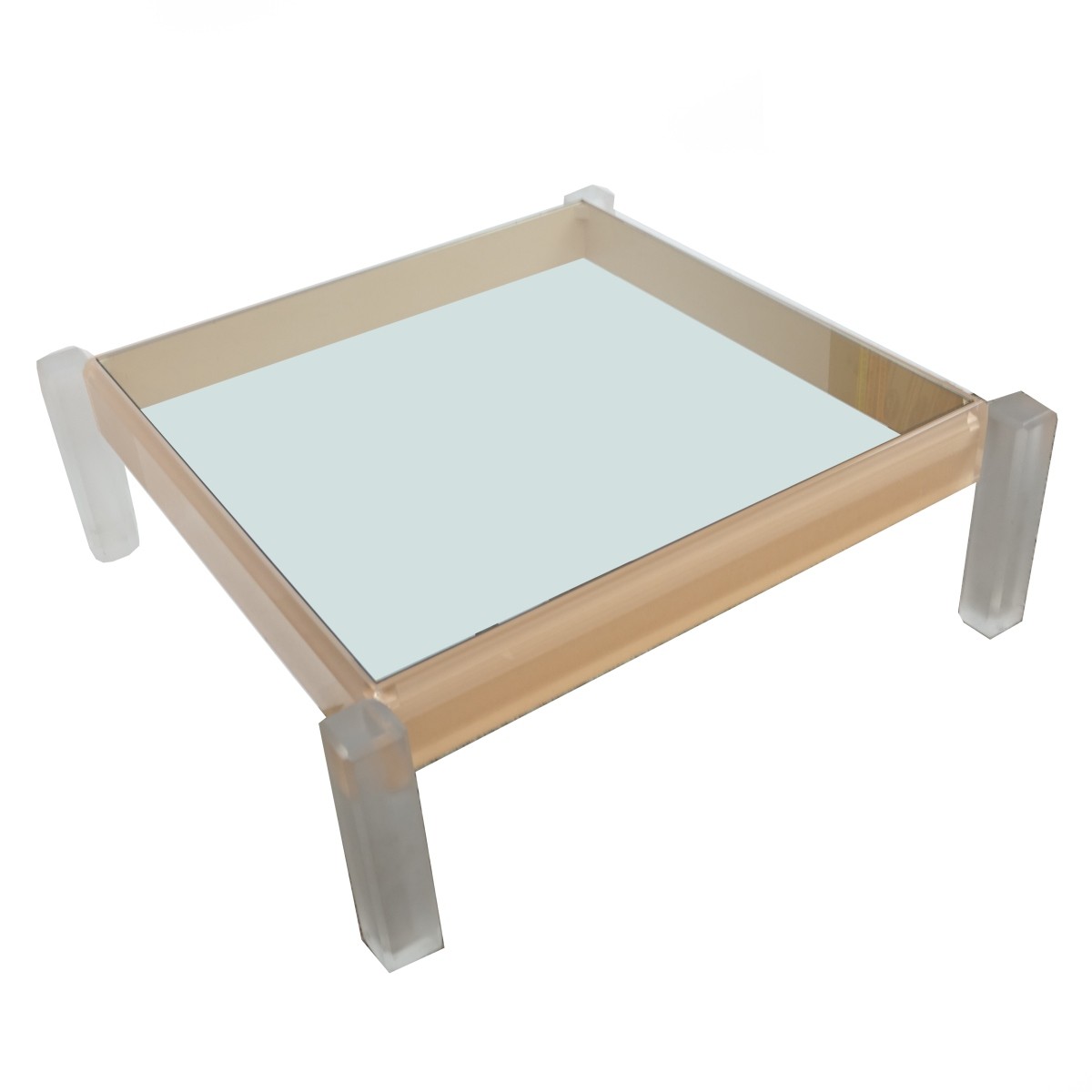 Hollywood Regency Style Lucite Coffee Table