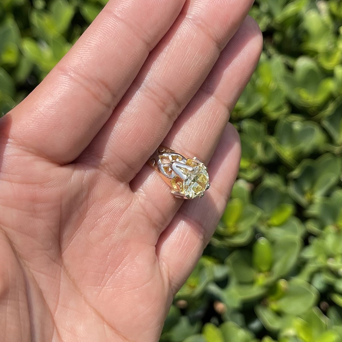 Man's Fancy Yellow Diamond Ring