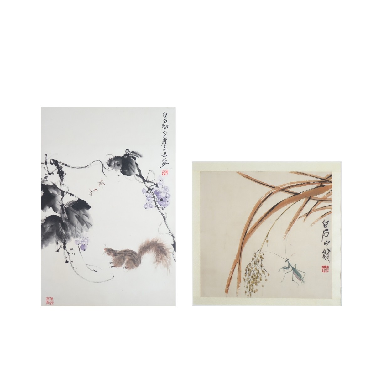 20th C. Chinese Scroll Paintings