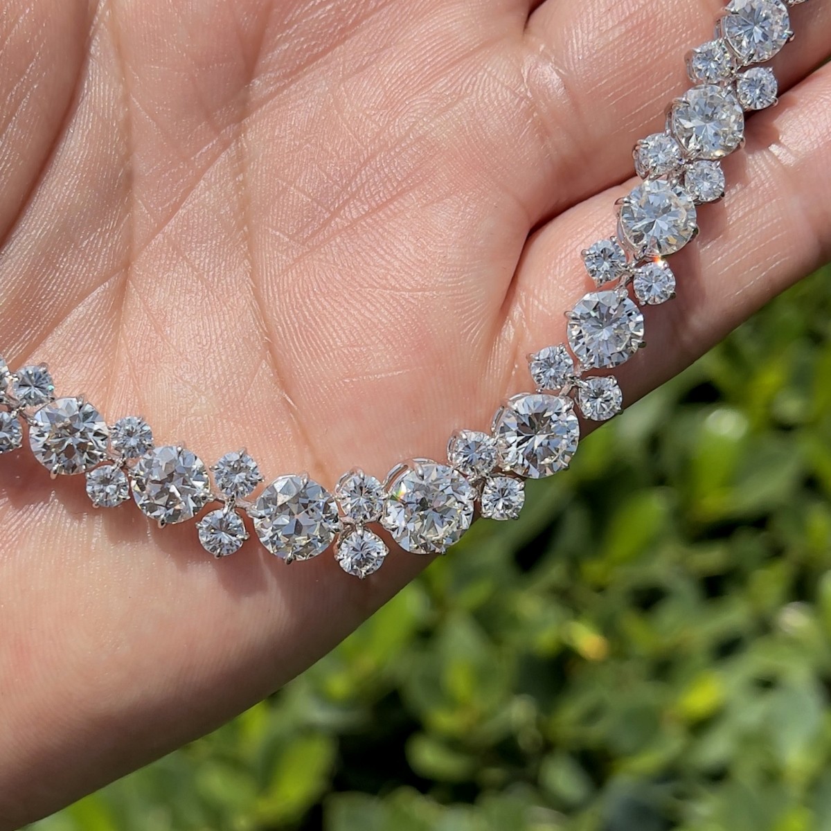 Diamond and Platinum Necklace