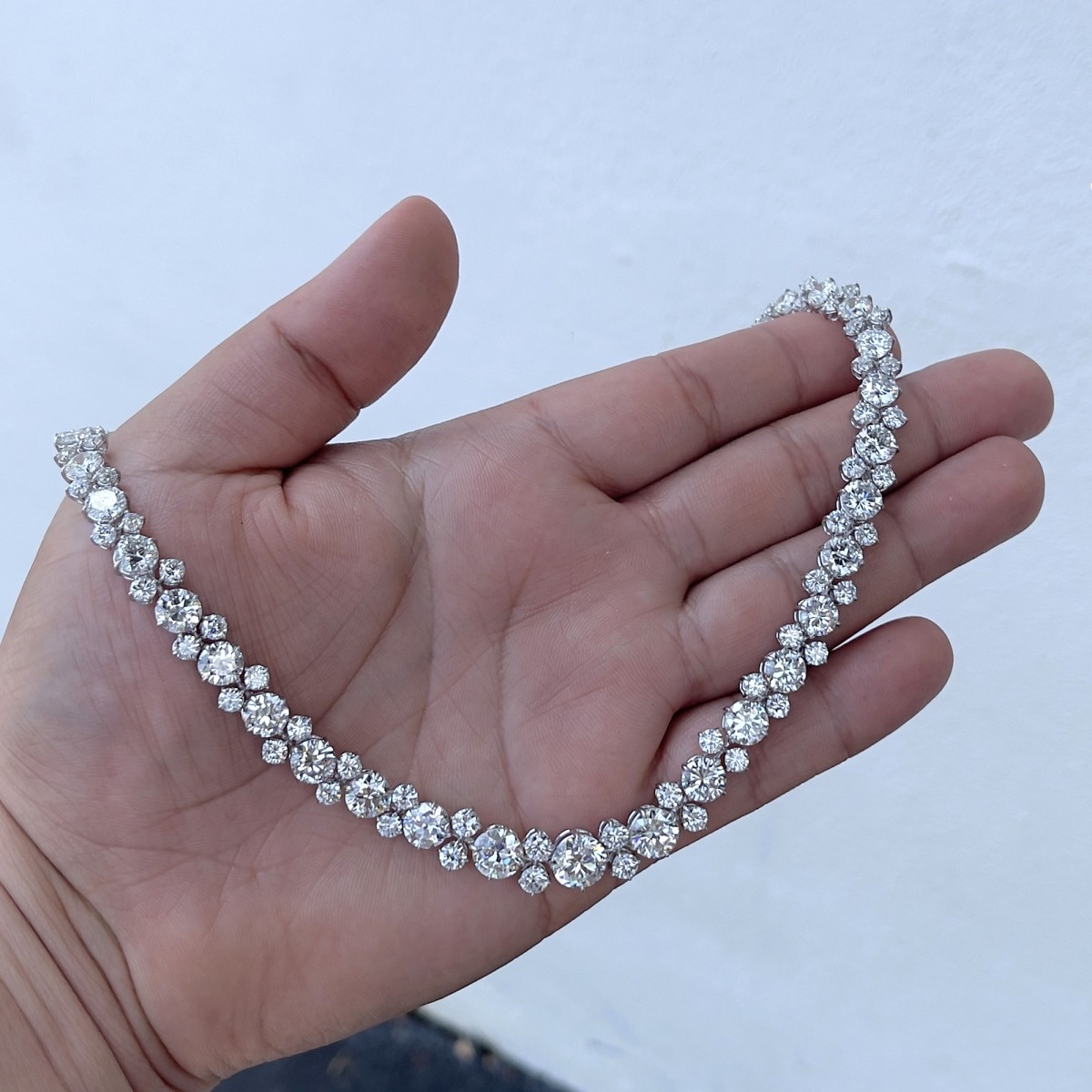 Diamond and Platinum Necklace