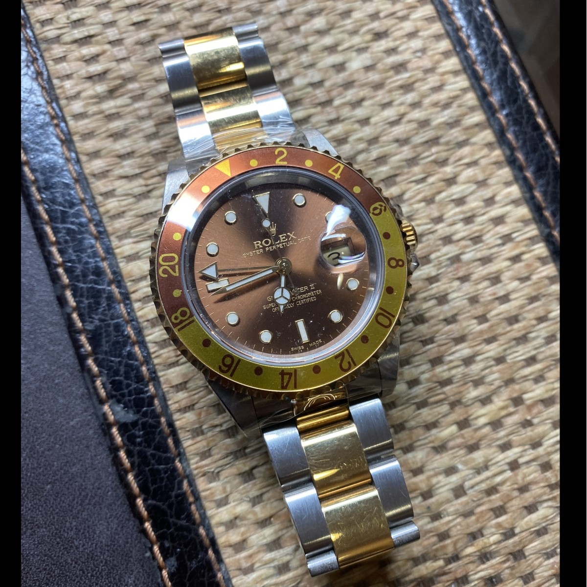 Rolex GMT Master II 16713 Root Beer