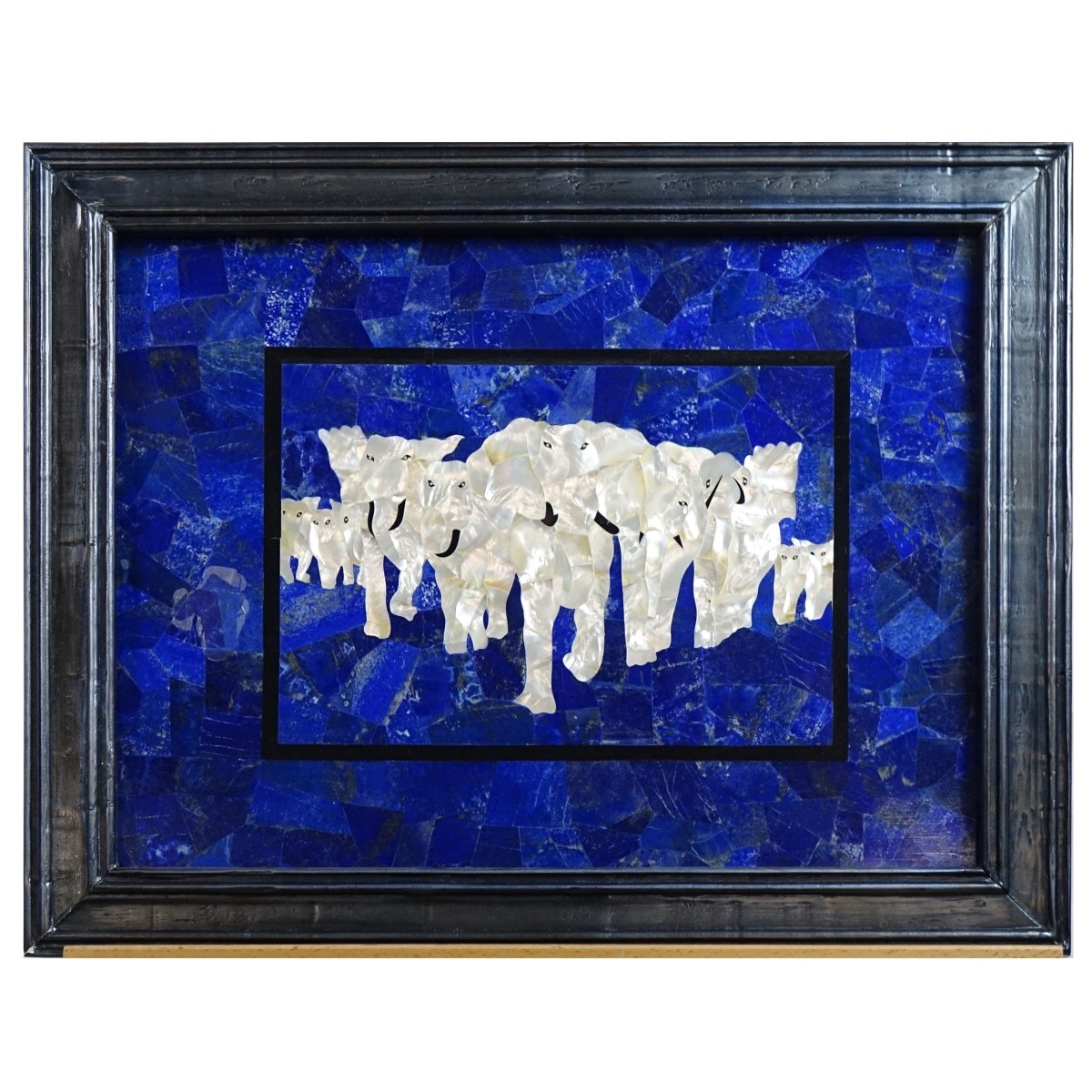Lapis & MOP Wall Hanging Plaque