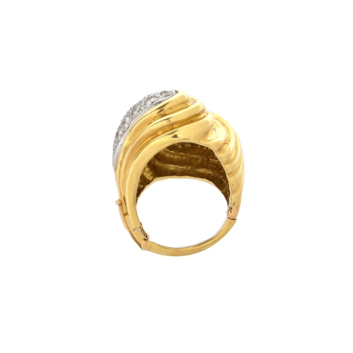 Diamond and 18K Ring