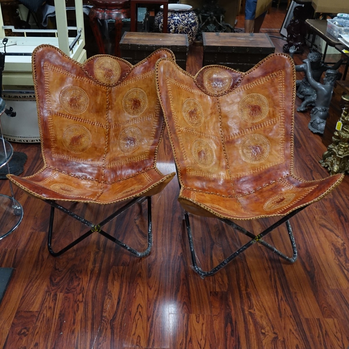 Pair of Leather Chairs