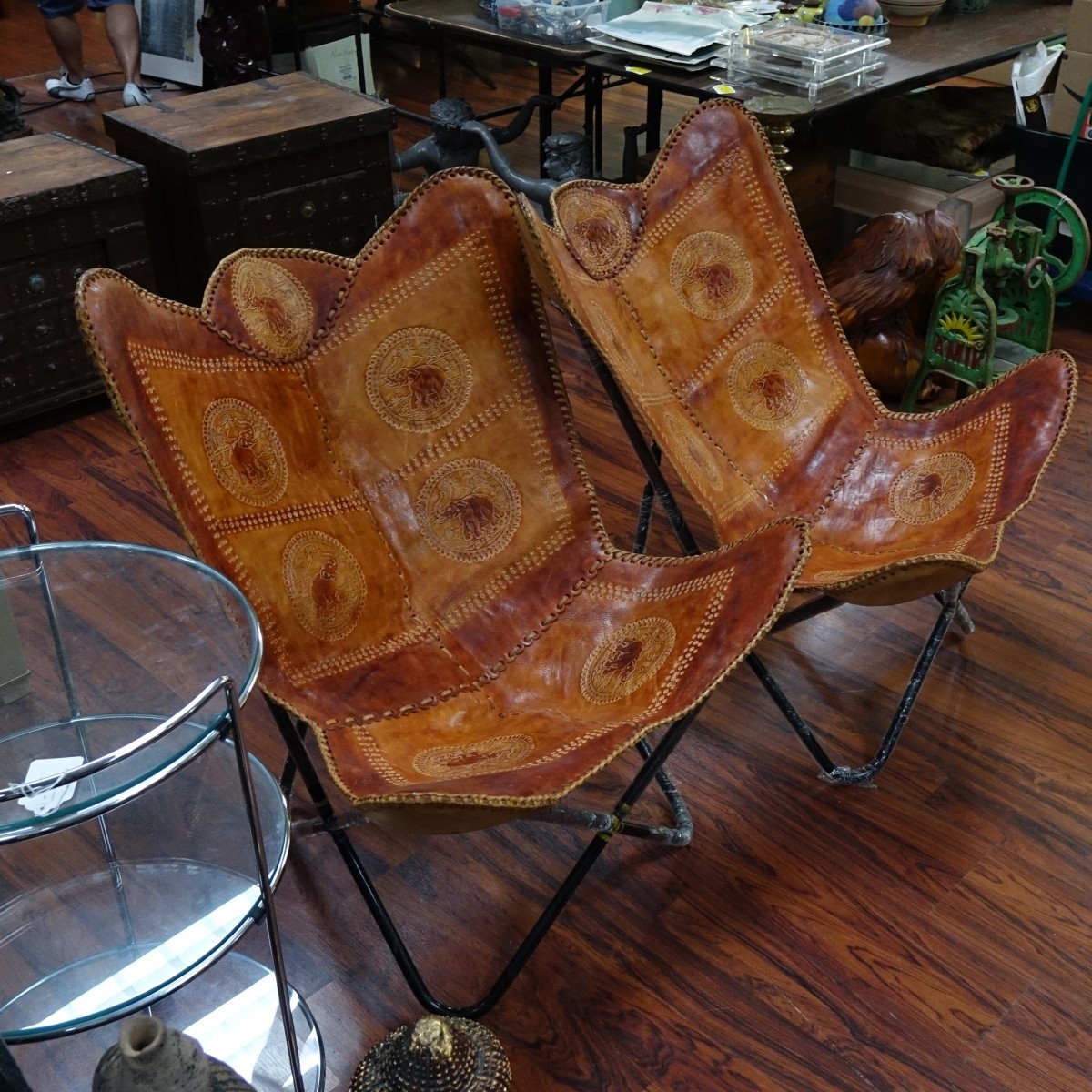 Pair of Leather Chairs