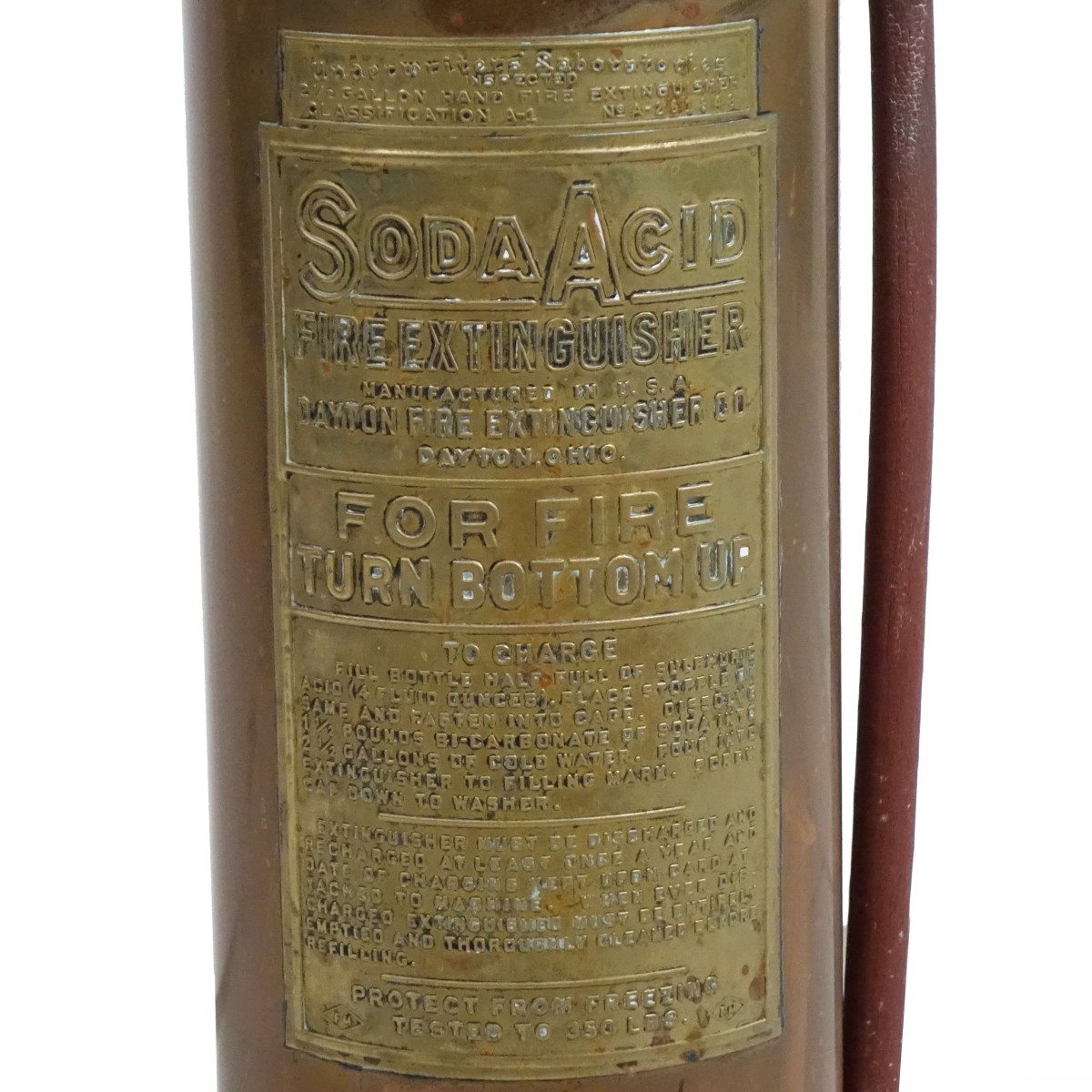 Underwriters Laboratories Fire Extinguisher